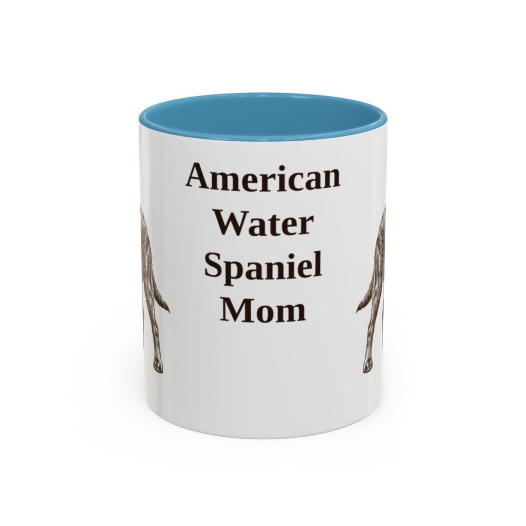 11oz American Water Spaniel Dog Mom Mug, Vintage Sketch Coffee Mug, Dog Mom Gift
