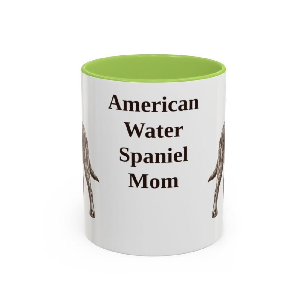 11oz American Water Spaniel Dog Mom Mug, Vintage Sketch Coffee Mug, Dog Mom Gift