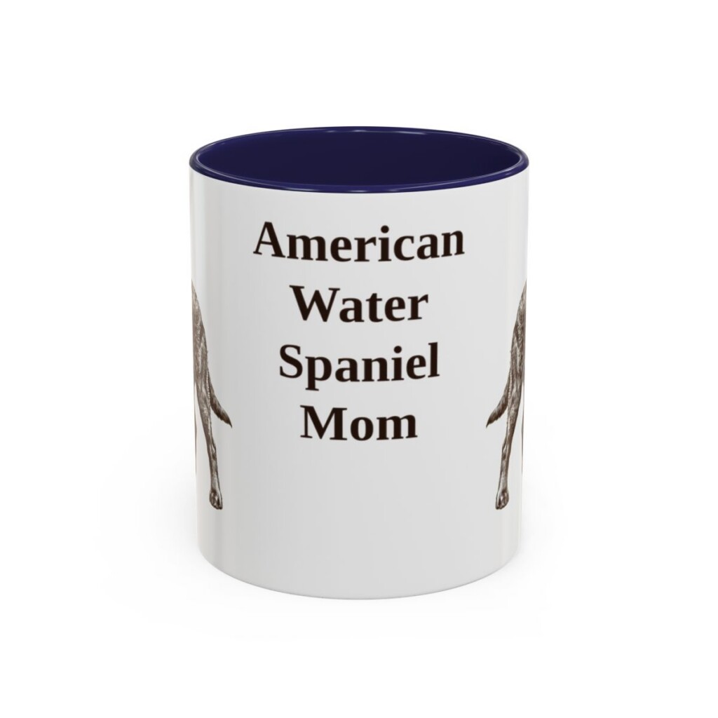 11oz American Water Spaniel Dog Mom Mug, Vintage Sketch Coffee Mug, Dog Mom Gift