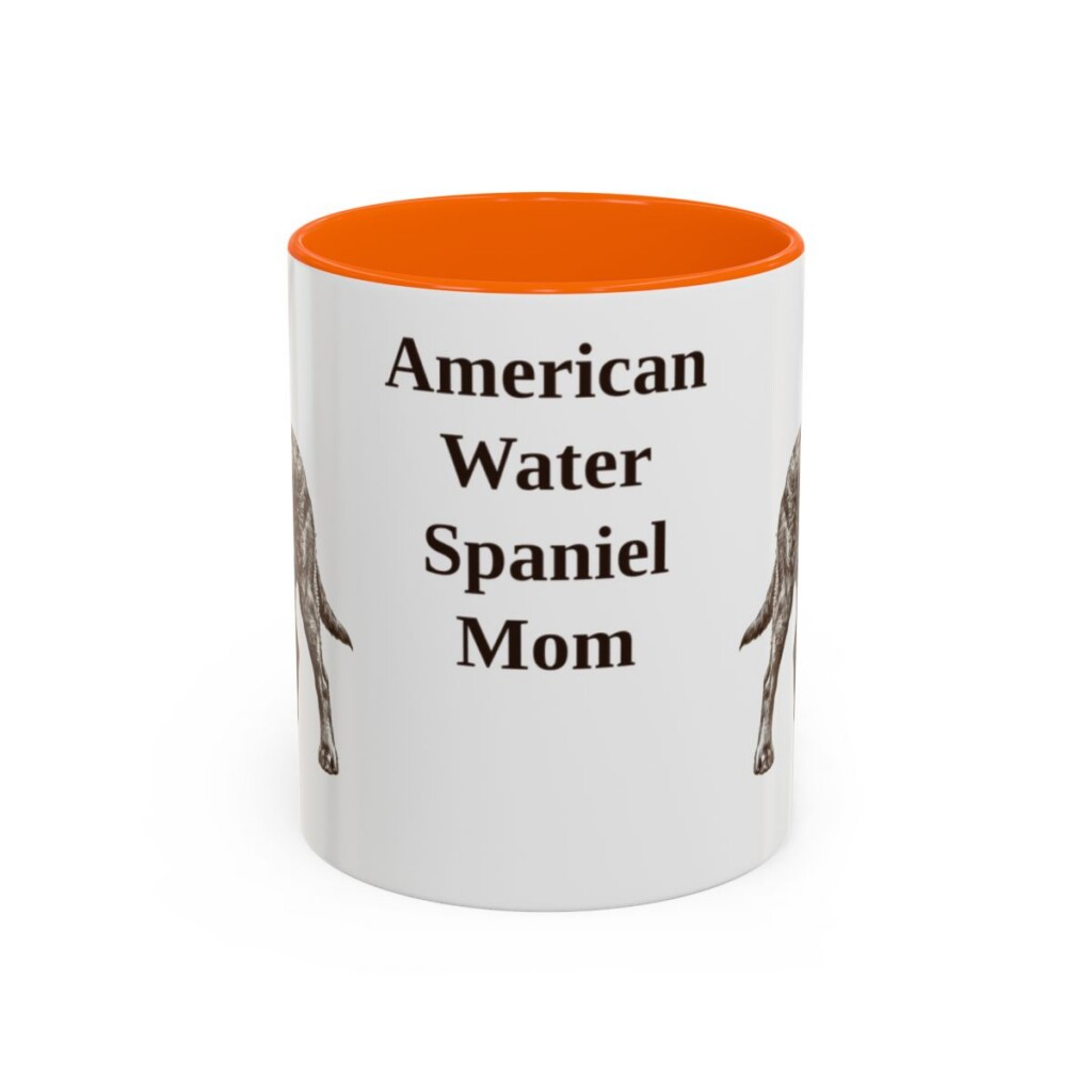 11oz American Water Spaniel Dog Mom Mug, Vintage Sketch Coffee Mug, Dog Mom Gift