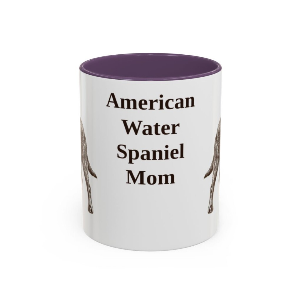 11oz American Water Spaniel Dog Mom Mug, Vintage Sketch Coffee Mug, Dog Mom Gift