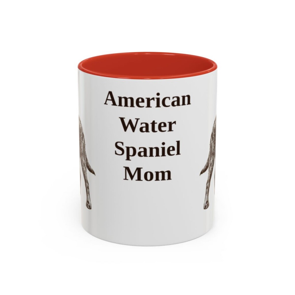 11oz American Water Spaniel Dog Mom Mug, Vintage Sketch Coffee Mug, Dog Mom Gift