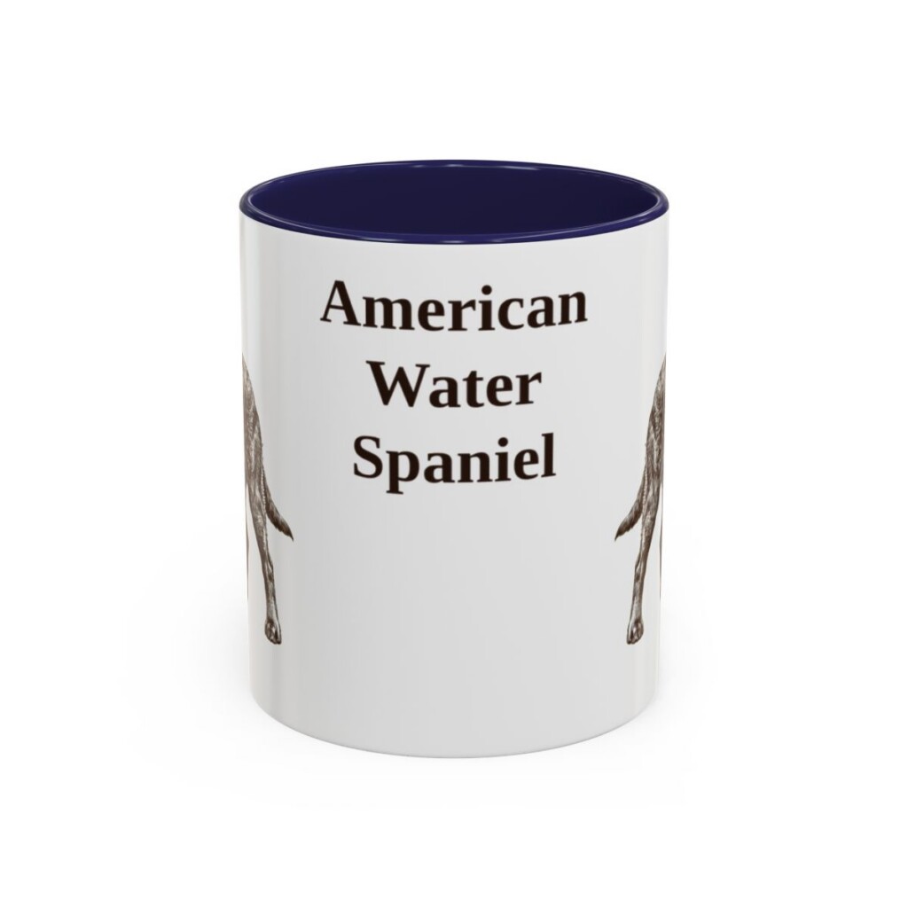 11oz American Water Spaniel Mug, Vintage Dog Portrait Coffee Mug, Dog Lover Gift