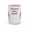 15oz American Water Spaniel Mug, Vintage Dog Portrait Coffee Mug, Dog Lover Gift