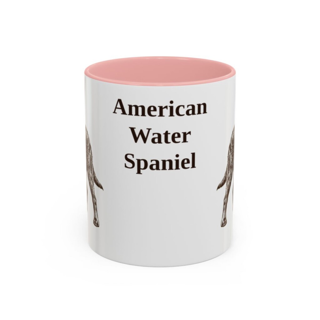 11oz American Water Spaniel Mug, Vintage Dog Portrait Coffee Mug, Dog Lover Gift