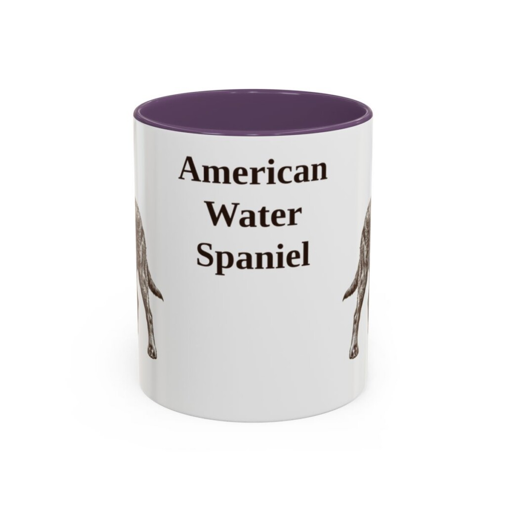 11oz American Water Spaniel Mug, Vintage Dog Portrait Coffee Mug, Dog Lover Gift