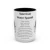 15oz American Water Spaniel Mug, Illustrated Dog Breed Facts Coffee Mug, Vintage Dog Keepsake Gift