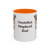 11oz Anatolian Shepherd Dog Dad Mug, Vintage Sketch Coffee Mug, Dog Dad Gift
