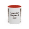 11oz Anatolian Shepherd Dog Dad Mug, Vintage Sketch Coffee Mug, Dog Dad Gift