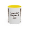 11oz Anatolian Shepherd Dog Dad Mug, Vintage Sketch Coffee Mug, Dog Dad Gift