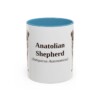 11oz Anatolian Shepherd Latin Mug, Anatolian Shepherd, Vintage Dog Coffee Mug, Dog Lover Gift