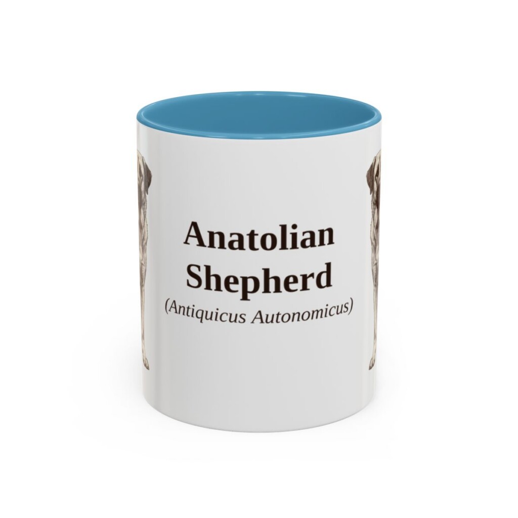 11oz Anatolian Shepherd Latin Mug, Anatolian Shepherd, Vintage Dog Coffee Mug, Dog Lover Gift