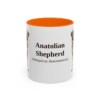11oz Anatolian Shepherd Latin Mug, Anatolian Shepherd, Vintage Dog Coffee Mug, Dog Lover Gift