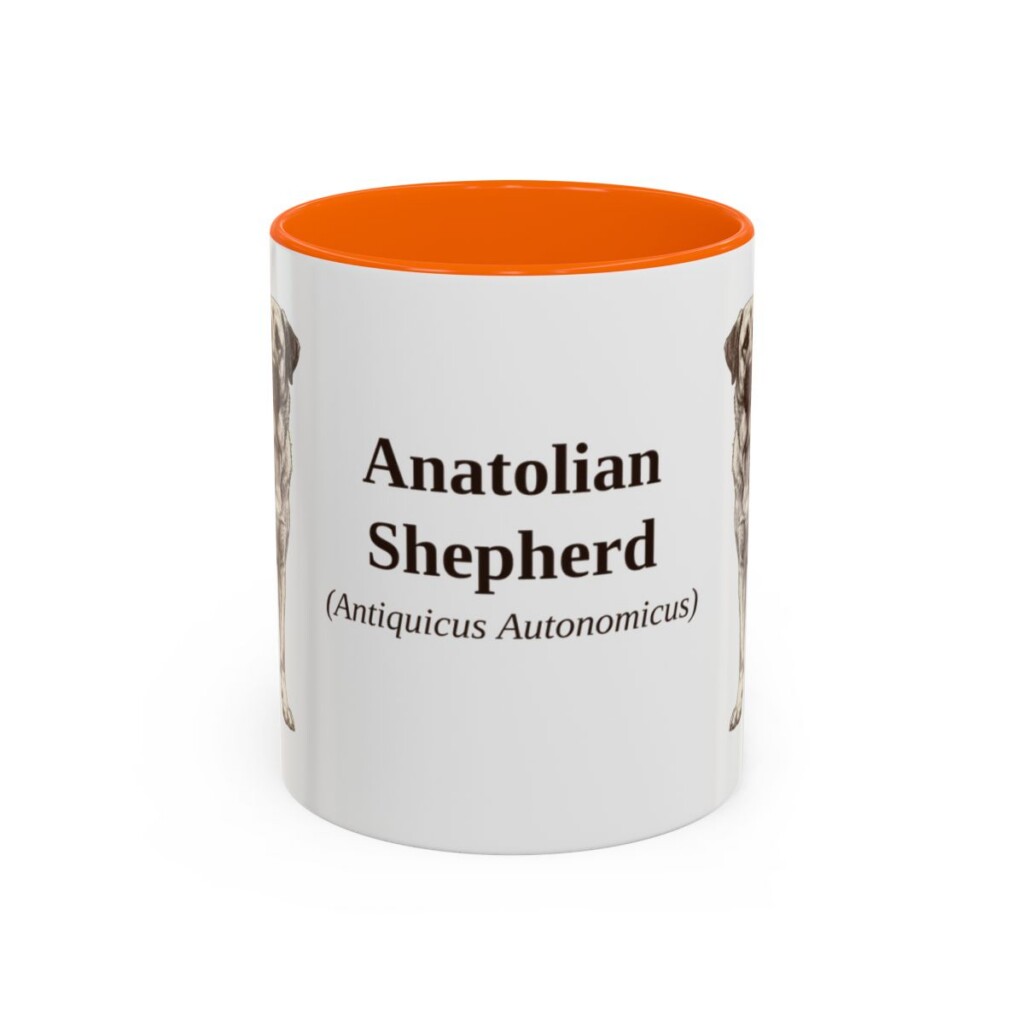 11oz Anatolian Shepherd Latin Mug, Anatolian Shepherd, Vintage Dog Coffee Mug, Dog Lover Gift