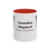 11oz Anatolian Shepherd Latin Mug, Anatolian Shepherd, Vintage Dog Coffee Mug, Dog Lover Gift