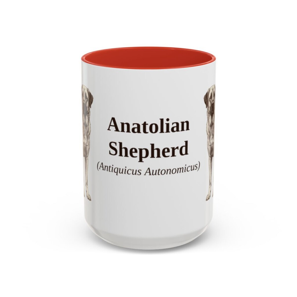 anatolian-shepherd-mug-latin-red-3 15oz Anatolian Shepherd Latin Mug, Anatolian Shepherd, Vintage Dog Coffee Mug, Dog Lover Gift