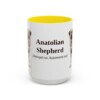 anatolian-shepherd-mug-latin-yellow-3 15oz Anatolian Shepherd Latin Mug, Anatolian Shepherd, Vintage Dog Coffee Mug, Dog Lover Gift