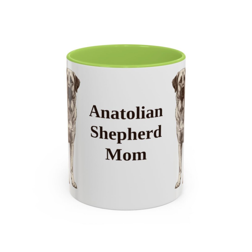 11oz Anatolian Shepherd Dog Mom Mug, Vintage Sketch Coffee Mug, Dog Mom Gift