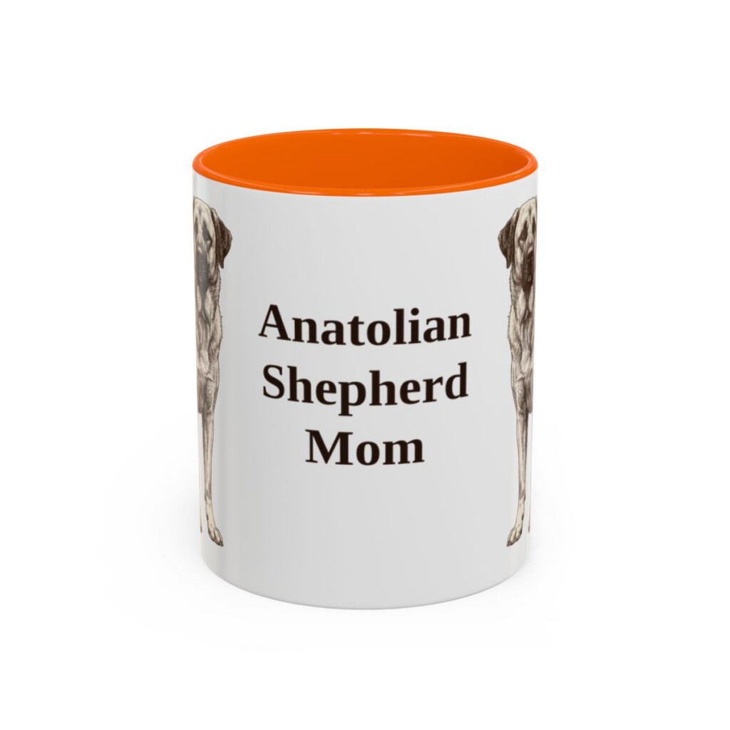 11oz Anatolian Shepherd Dog Mom Mug, Vintage Sketch Coffee Mug, Dog Mom Gift