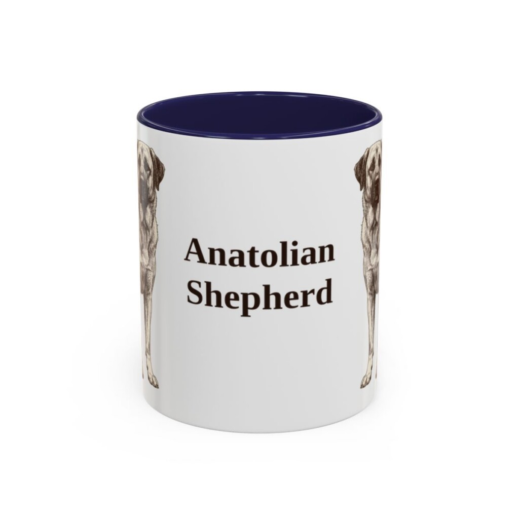 11oz Anatolian Shepherd Mug, Vintage Dog Portrait Coffee Mug, Dog Lover Gift