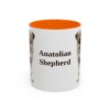 11oz Anatolian Shepherd Mug, Vintage Dog Portrait Coffee Mug, Dog Lover Gift