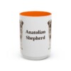 anatolian-shepherd-mug-orange-3 15oz Anatolian Shepherd Mug, Vintage Dog Portrait Coffee Mug, Dog Lover Gift