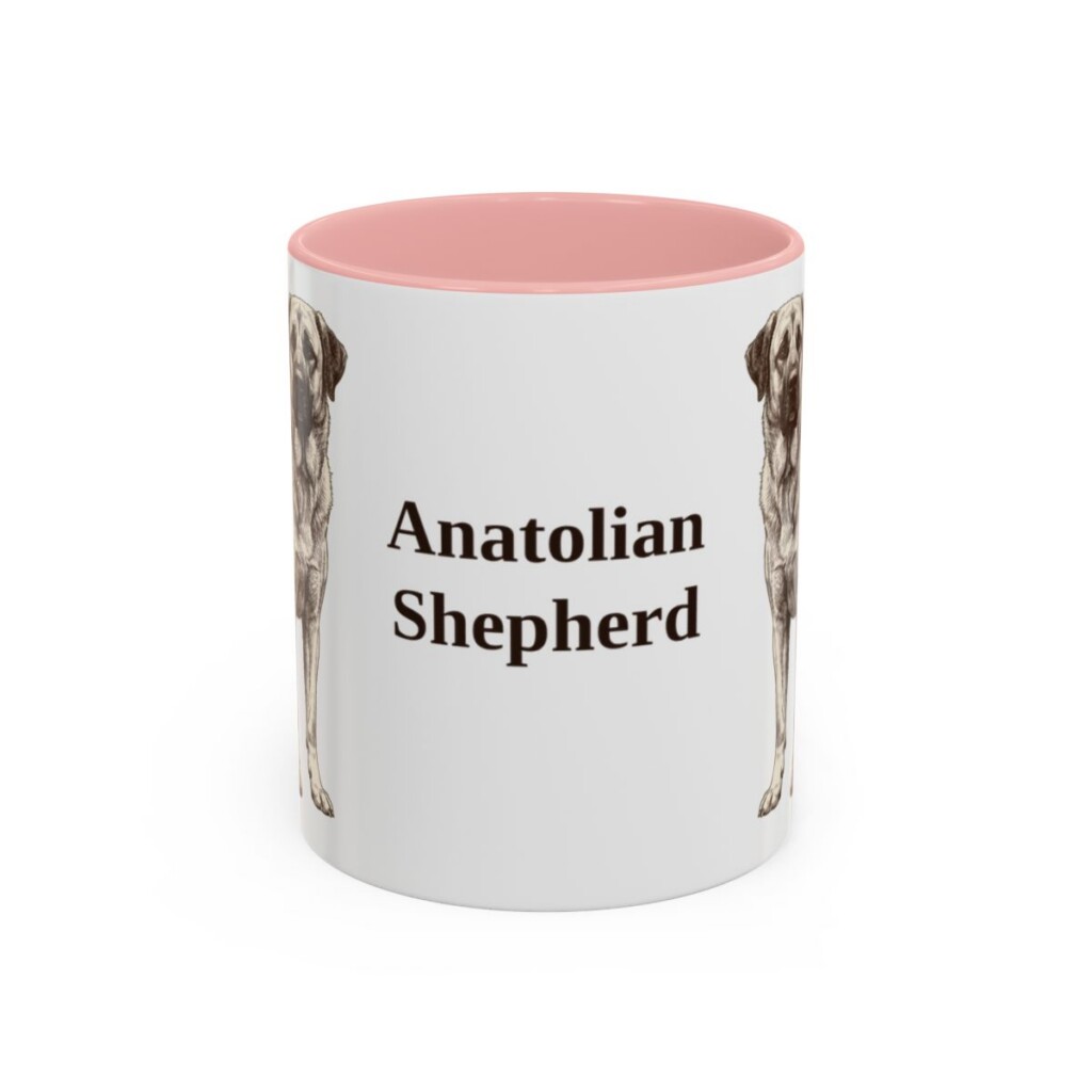 11oz Anatolian Shepherd Mug, Vintage Dog Portrait Coffee Mug, Dog Lover Gift