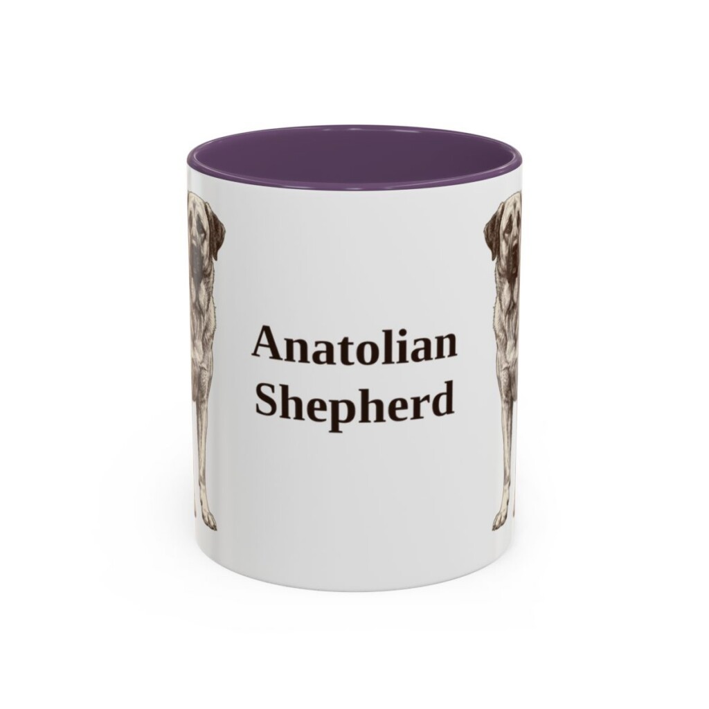 11oz Anatolian Shepherd Mug, Vintage Dog Portrait Coffee Mug, Dog Lover Gift