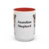 anatolian-shepherd-mug-red-3 15oz Anatolian Shepherd Mug, Vintage Dog Portrait Coffee Mug, Dog Lover Gift