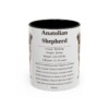 11oz Anatolian Shepherd Mug, Illustrated Dog Breed Facts Coffee Mug, Vintage Dog Keepsake Gift
