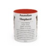 11oz Anatolian Shepherd Mug, Illustrated Dog Breed Facts Coffee Mug, Vintage Dog Keepsake Gift