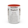 anatolian-shepherd-mug-writeup-red-3 15oz Anatolian Shepherd Mug, Illustrated Dog Breed Facts Coffee Mug, Vintage Dog Keepsake Gift