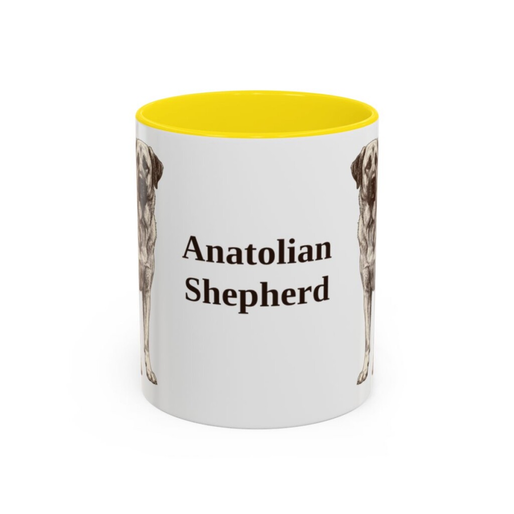 11oz Anatolian Shepherd Mug, Vintage Dog Portrait Coffee Mug, Dog Lover Gift