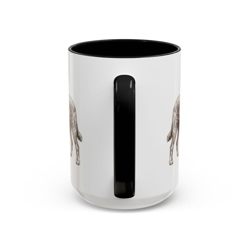 15oz Aussiedoodle Mug, Vintage Dog Portrait Coffee Mug, Dog Lover Gift