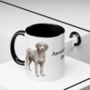 11oz Aussiedoodle Dog Dad Mug, Vintage Sketch Coffee Mug, Dog Dad Gift
