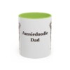 11oz Aussiedoodle Dog Dad Mug, Vintage Sketch Coffee Mug, Dog Dad Gift