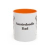 11oz Aussiedoodle Dog Dad Mug, Vintage Sketch Coffee Mug, Dog Dad Gift