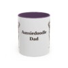 11oz Aussiedoodle Dog Dad Mug, Vintage Sketch Coffee Mug, Dog Dad Gift