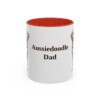 11oz Aussiedoodle Dog Dad Mug, Vintage Sketch Coffee Mug, Dog Dad Gift