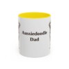 11oz Aussiedoodle Dog Dad Mug, Vintage Sketch Coffee Mug, Dog Dad Gift