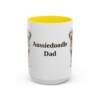 15oz Aussiedoodle Dog Dad Mug, Vintage Sketch Coffee Mug, Dog Dad Gift