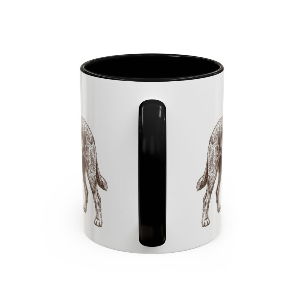 11oz Funny Aussiedoodle Mug, Too Smart For This House, Vintage Dog Coffee Mug, Dog Lover Gift