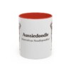 11oz Aussiedoodle Latin Mug, Aussiedoodle, Vintage Dog Coffee Mug, Dog Lover Gift