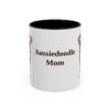 11oz Aussiedoodle Dog Mom Mug, Vintage Sketch Coffee Mug, Dog Mom Gift