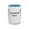 15oz Aussiedoodle Dog Mom Mug, Vintage Sketch Coffee Mug, Dog Mom Gift
