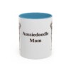 11oz Aussiedoodle Dog Mom Mug, Vintage Sketch Coffee Mug, Dog Mom Gift