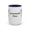 15oz Aussiedoodle Dog Mom Mug, Vintage Sketch Coffee Mug, Dog Mom Gift