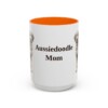 15oz Aussiedoodle Dog Mom Mug, Vintage Sketch Coffee Mug, Dog Mom Gift