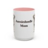 15oz Aussiedoodle Dog Mom Mug, Vintage Sketch Coffee Mug, Dog Mom Gift