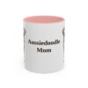 11oz Aussiedoodle Dog Mom Mug, Vintage Sketch Coffee Mug, Dog Mom Gift